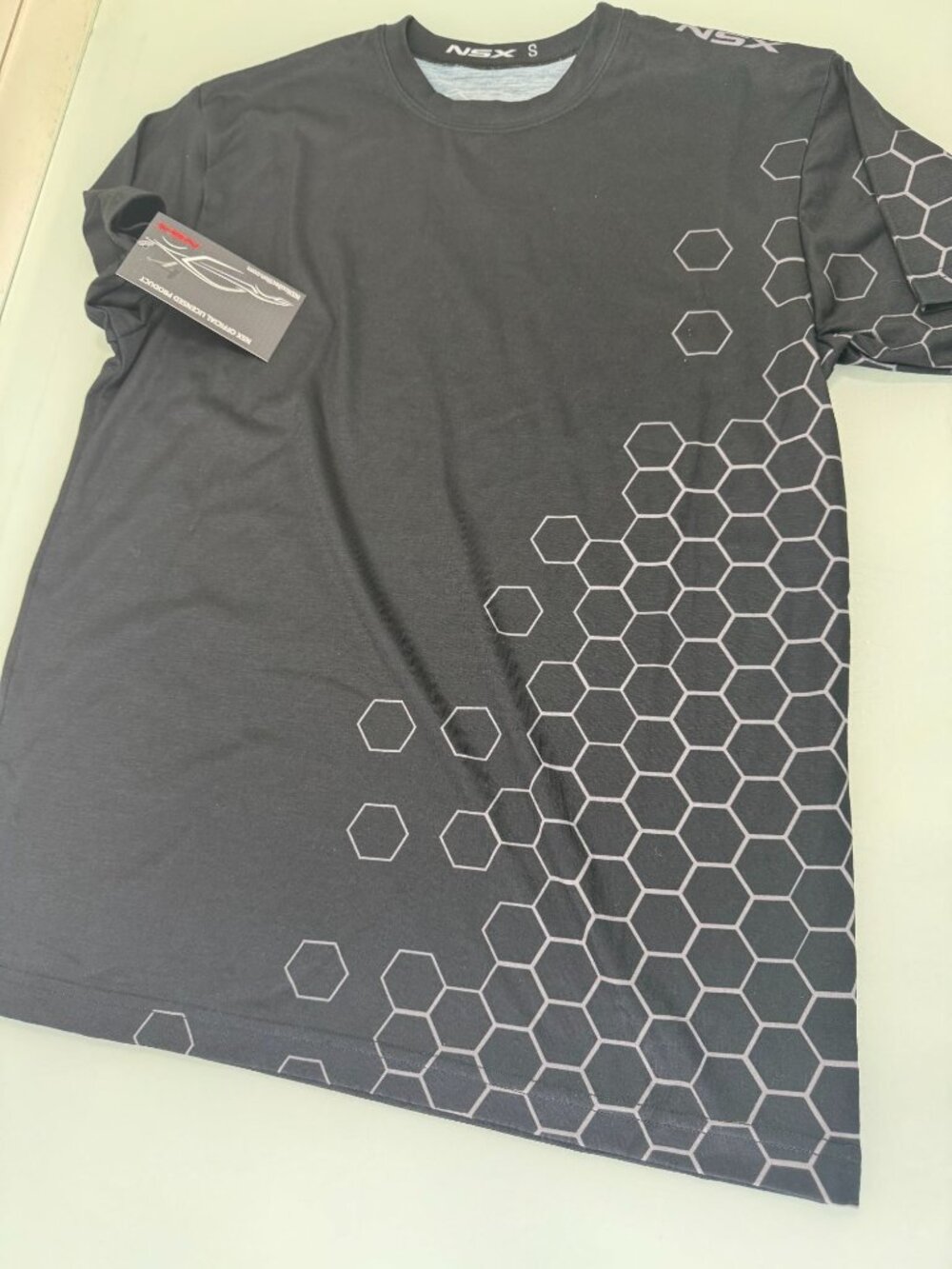 Acura NSX Base layer Shirt Mens Small S Performance Activewear Stretch Black New